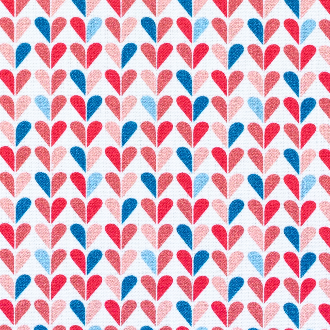 Swafing Baumwolle - Herzen - Weiß